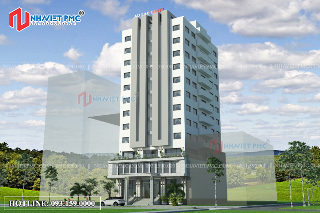 Thiết kế khách sạn 3 sao 12 tầng tại Quảng Ninh 