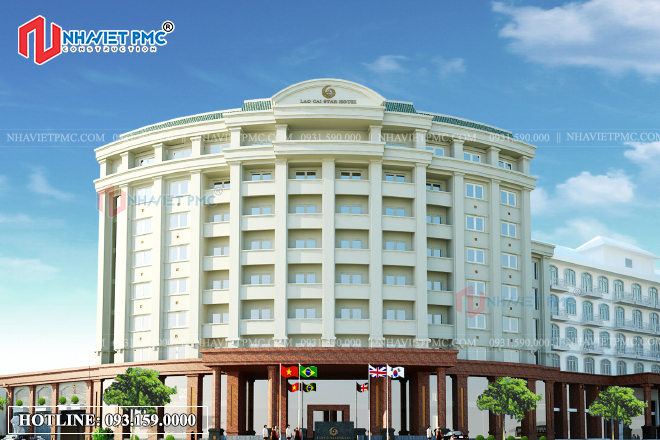 Thiết kế khách sạn 3 sao đẹp, hiện đại tại Lào Cai