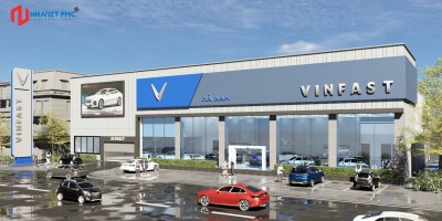 Thiết Kế Mặt Bằng & Kết Cấu Thép Showroom VinFast Hà Nam – Giải Pháp Hiện Đại Từ Nhà Việt PMC